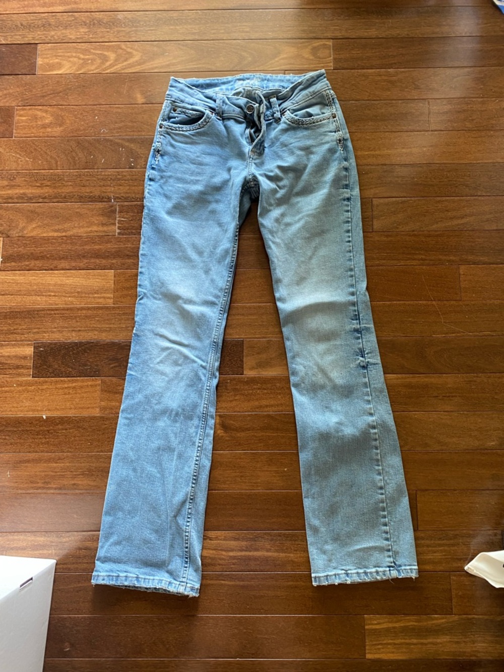 Wrangler Light Blue Women's Straight Leg Jeans
